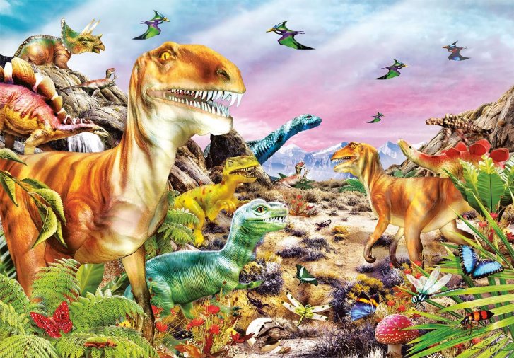Puzzle 104 – Krajina dinosaura