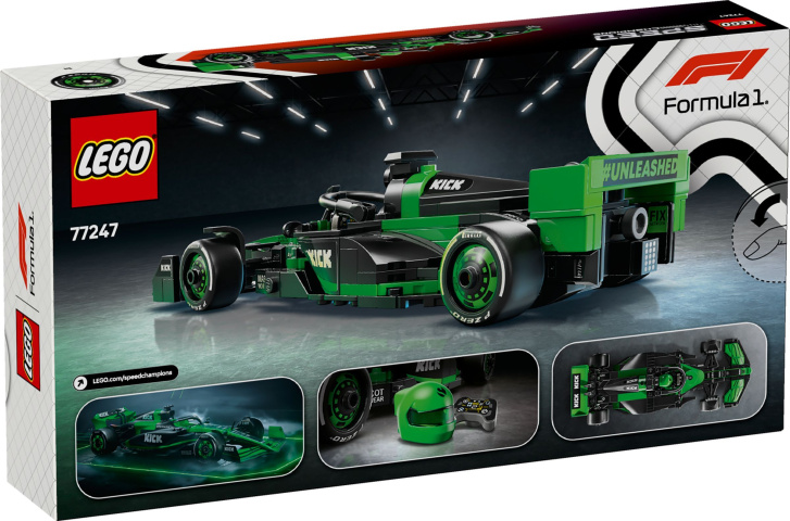 77247 Lego Speed Champions – Pretekárske auto KICK Sauber F1® Team C44
