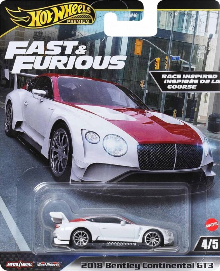 Hot Wheels – Fast & Furious auto 2018 Bentley Continental GT3
