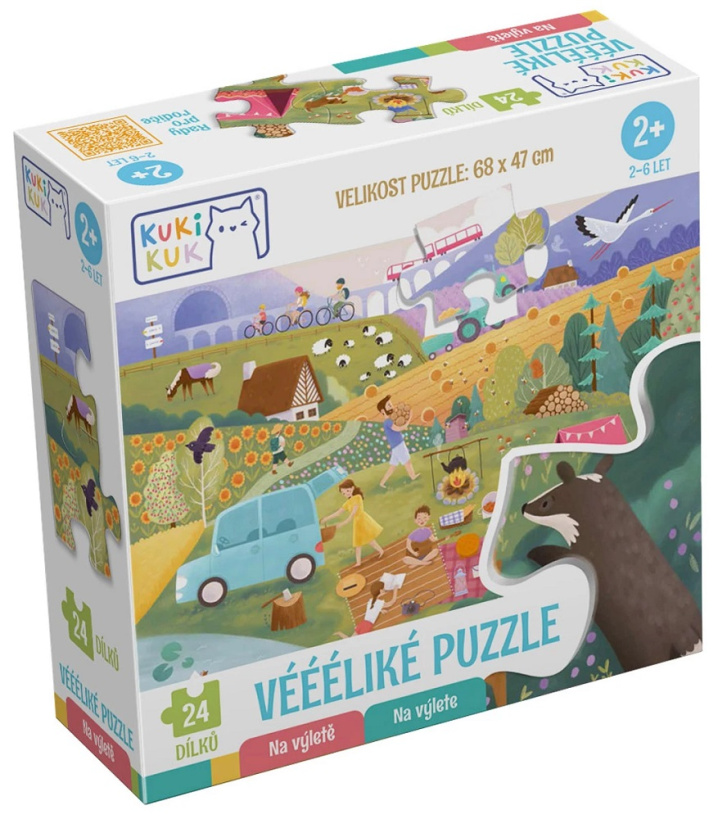 KukiKuk – VeľKé puzzle Na výlete
