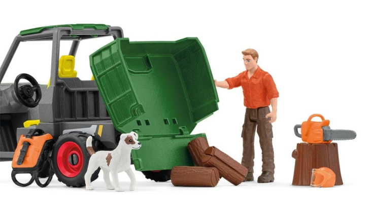 Schleich Farm World – Auto s drevorubačom 42659