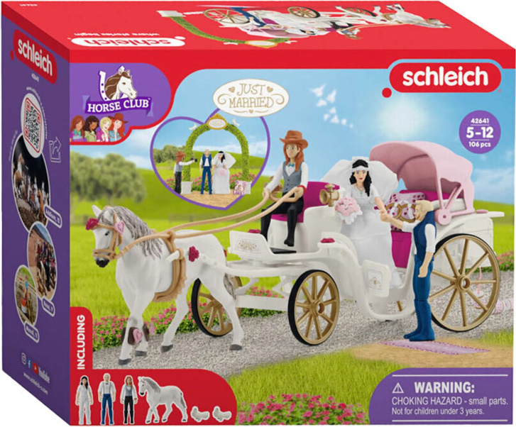 Schleich – Mladomanželia s kočom 42641