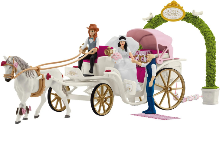 Schleich – Mladomanželia s kočom 42641