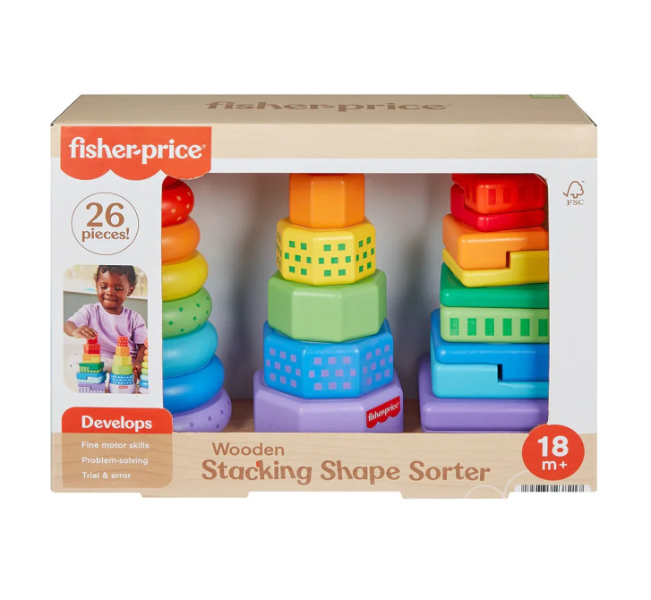 Fisher-Price - Drevené veže