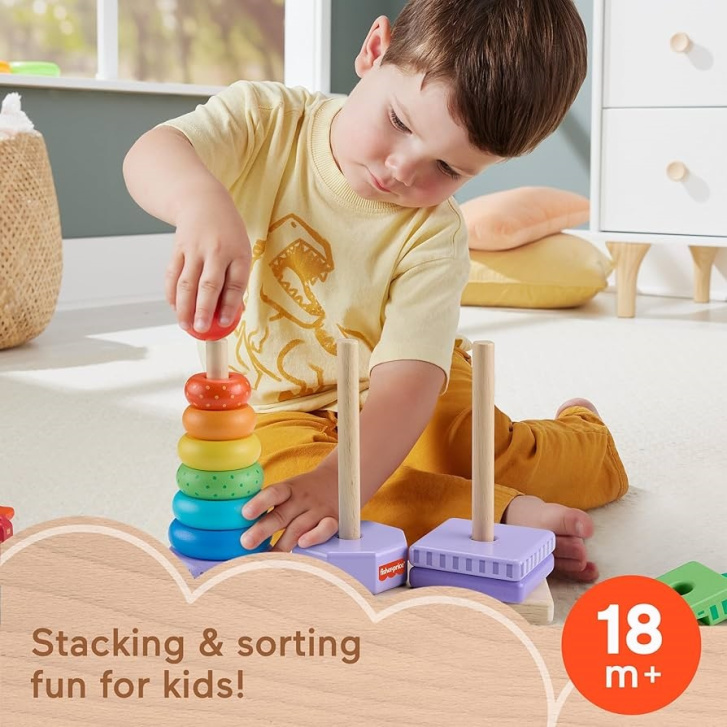 Fisher-Price - Drevené veže