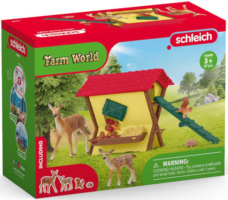 Schleich - Kŕmenie lesných zvierat 42658