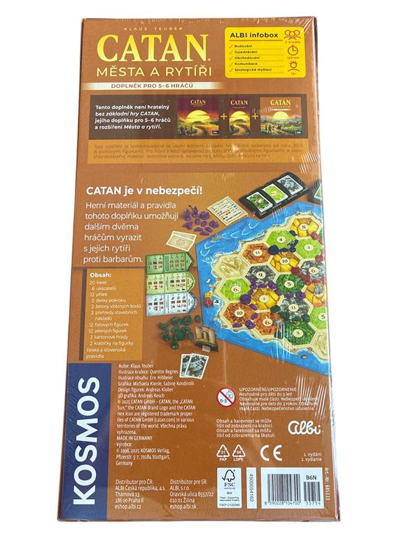 Hra Catan - Mestá a rytieri rozšírenie