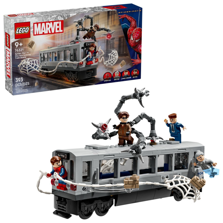 76321 Lego Marvel – Spider-Man vs. Doc Ock: Scéna v metre