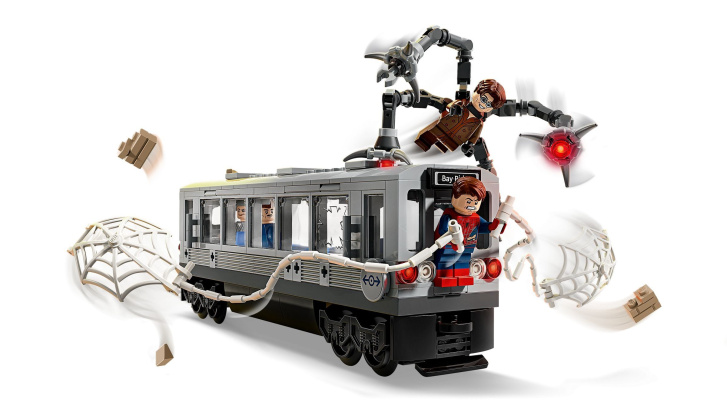 76321 Lego Marvel – Spider-Man vs. Doc Ock: Scéna v metre