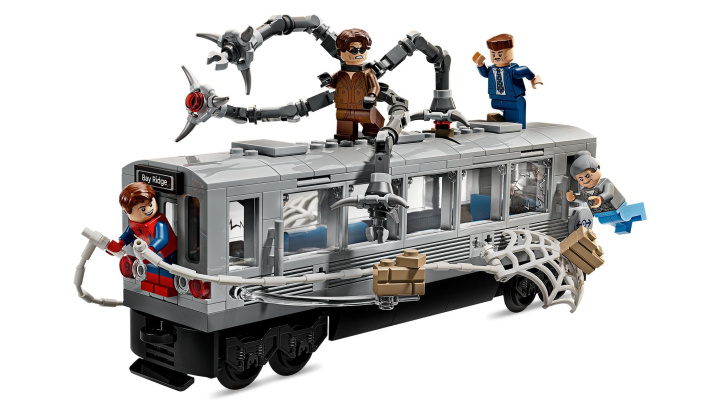 76321 Lego Marvel – Spider-Man vs. Doc Ock: Scéna v metre