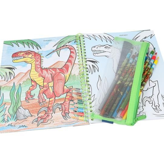 Dino World – Maľovanky s farbičkami