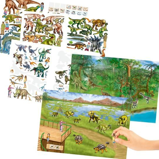 Dino World – Samolepkový zošit