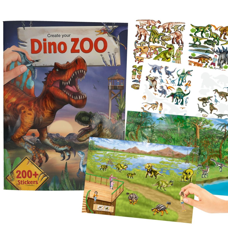 Dino World – Samolepkový zošit