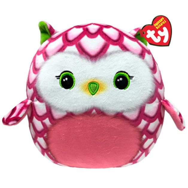 TY Squishy Beanies – Plyšová sova 22 cm