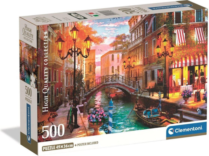 Puzzle 500 – Západ slnka v Benátkach