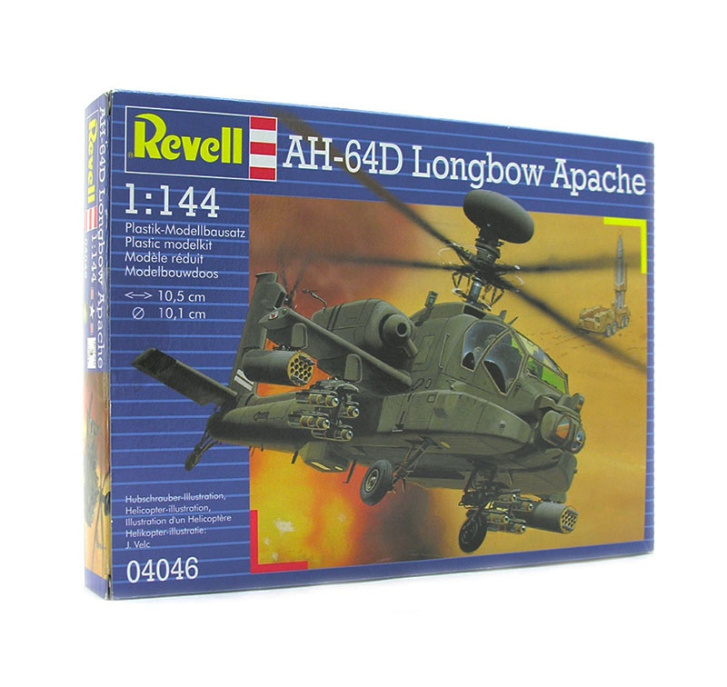 Revell - Vrtuľník 04046 - AH-64D Longbow Apache (1:144)