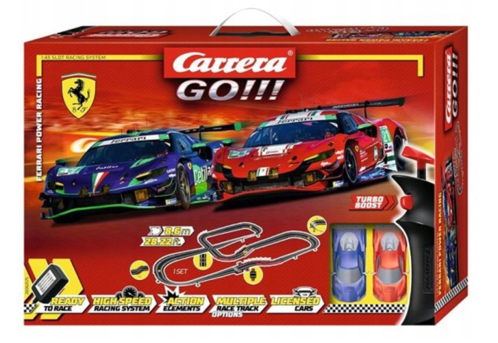 Carrera GO!!! Autodráha  Ferrari Power Racing