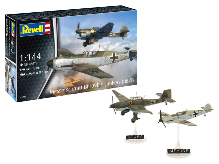 Revell – Messerschmitt Bf109E a Junkers Ju87B