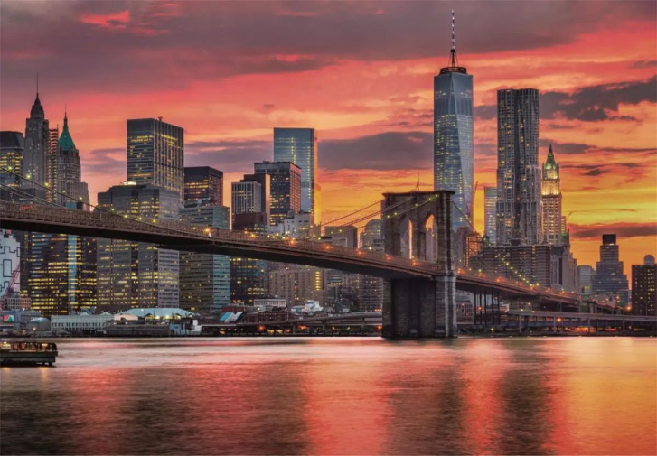 Puzzle 1500 – East River za súmraku