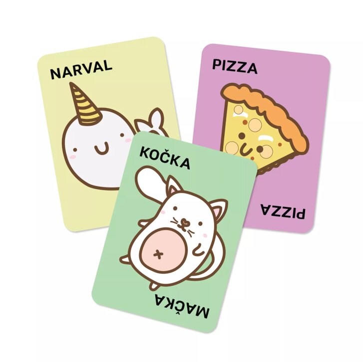 Hra – Taco, plyšák, koza, syr, pizza