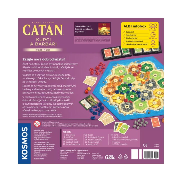 Hra Catan – Kupci a barbari rozšírenie