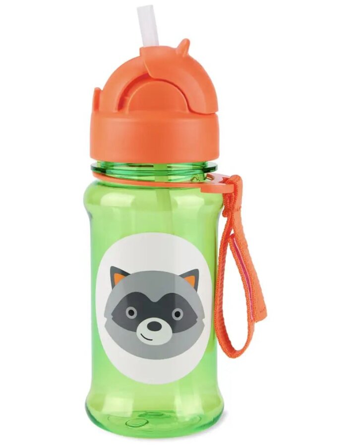 Fľaša so slamkou – Medvedík čistotný 355 ml