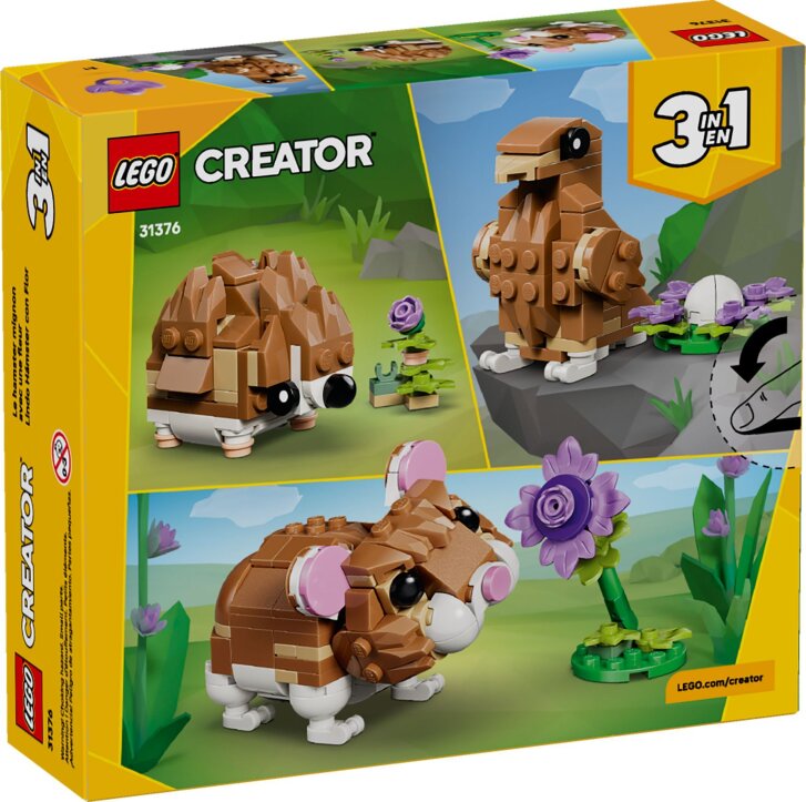 31376 Lego Creator – Roztomilý škrečok s kvetinou