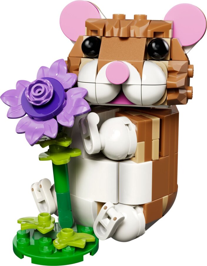 31376 Lego Creator – Roztomilý škrečok s kvetinou