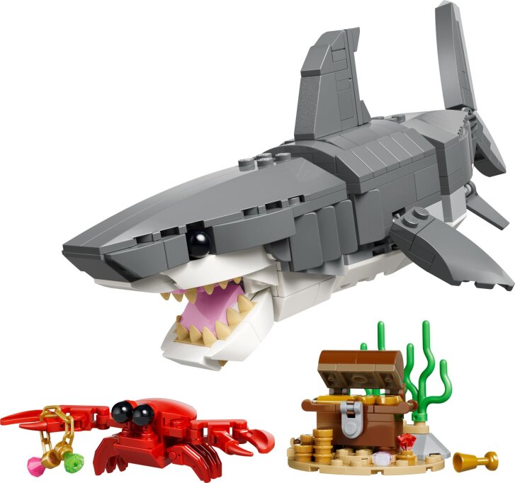 31381 Lego Creator – Divoký žralok a truhlica s pokladom