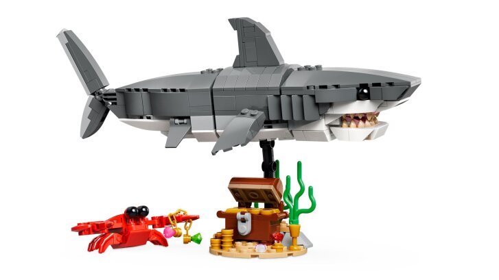 31381 Lego Creator – Divoký žralok a truhlica s pokladom