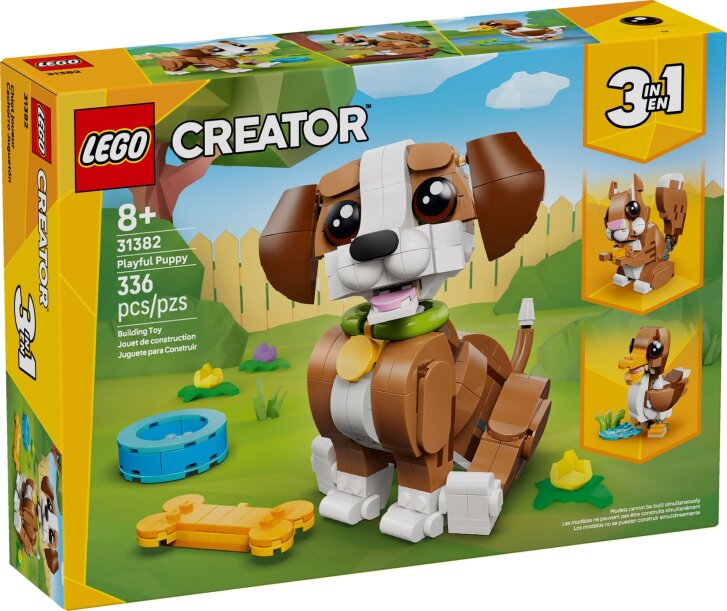 31382 Lego Creator – Roztomilé zvieratká: Hravé šteniatko