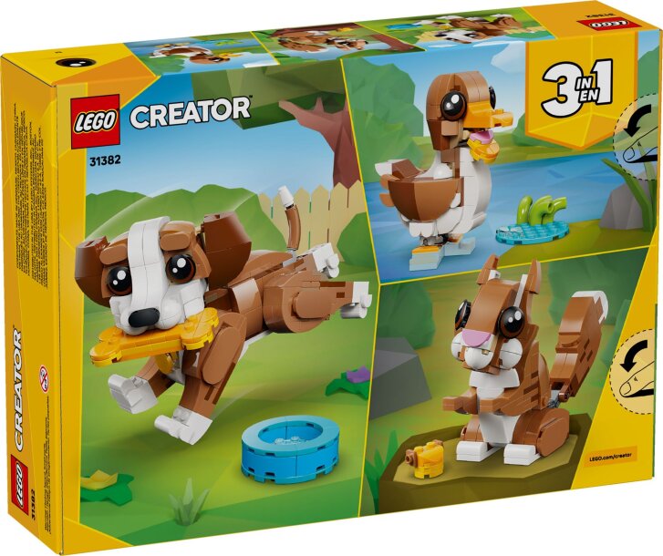 31382 Lego Creator – Roztomilé zvieratká: Hravé šteniatko