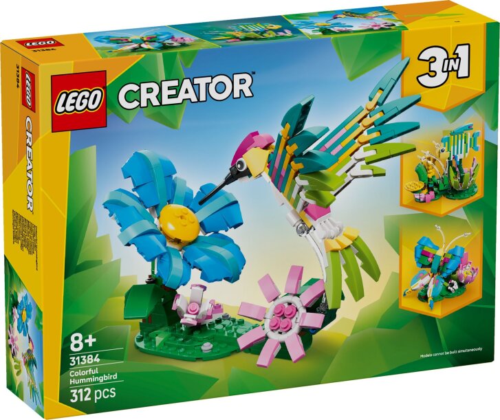 31384 Lego Creator – Divoké zvieratá: Farebný kolibrík