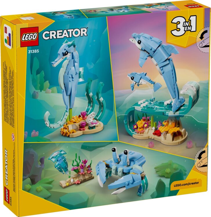 31385 Lego Creator – Morské živočíchy: Krásne delfíny