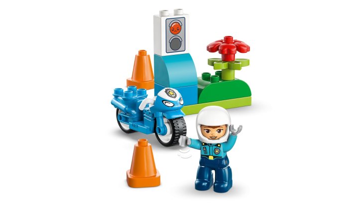 10471 Lego Duplo – Modrá policajná motorka
