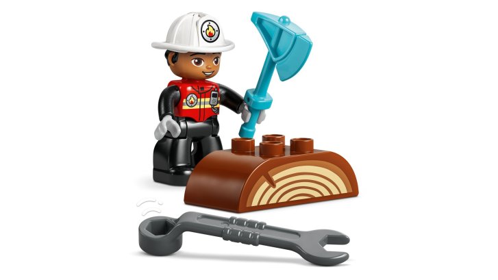 10473 Lego Duplo – Hasičské auto s hadicou a hasičom