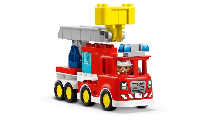 10473 Lego Duplo – Hasičské auto s hadicou a hasičom