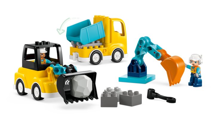 10475 Lego Duplo – Vozidlá na stavbe 3 v 1
