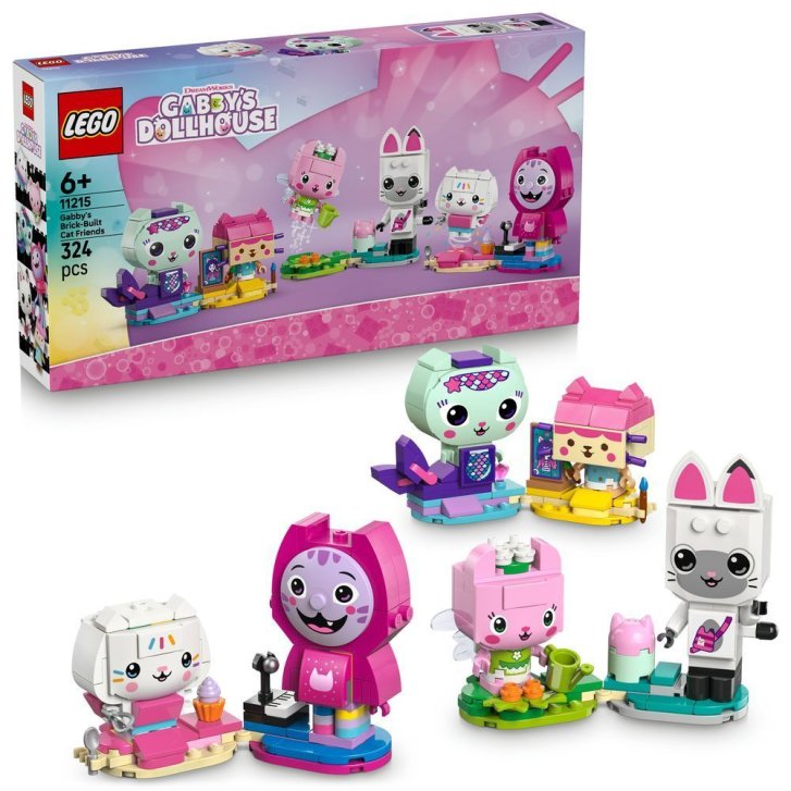 11215 Lego Gabby's Dollhouse – Gabi a jej mačací kamaráti z kociek