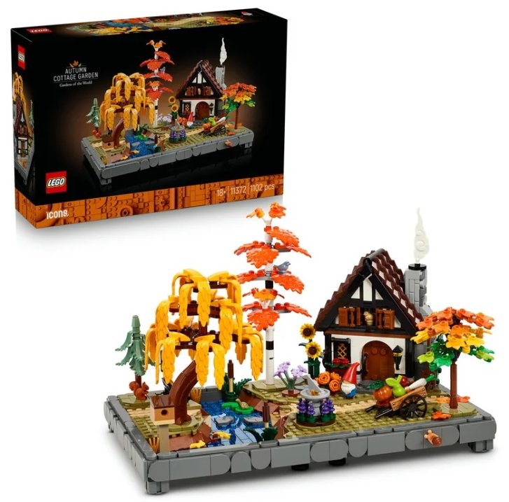 11372 Lego Icons – Chata a jesenná záhrada