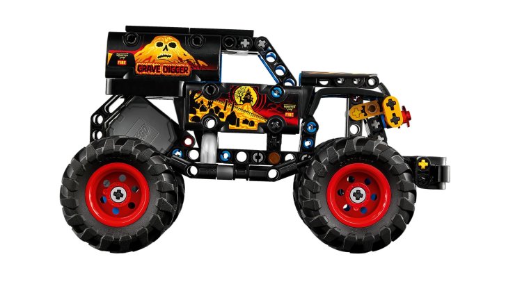 42219 Lego Technic – Monster Jam™ Grave Digger™ Oheň a ľad