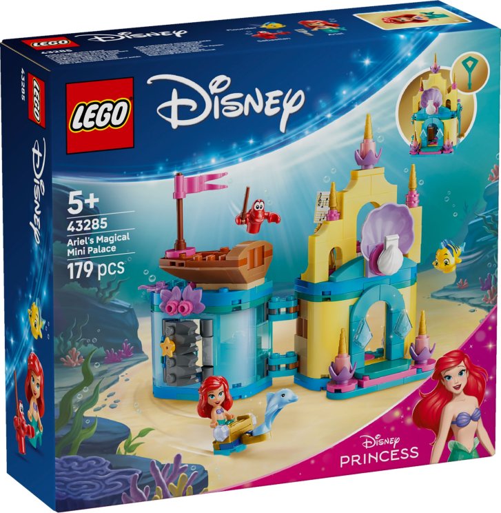 43285 Lego Disney – Ariel a jej kúzelný miniatúrny palác