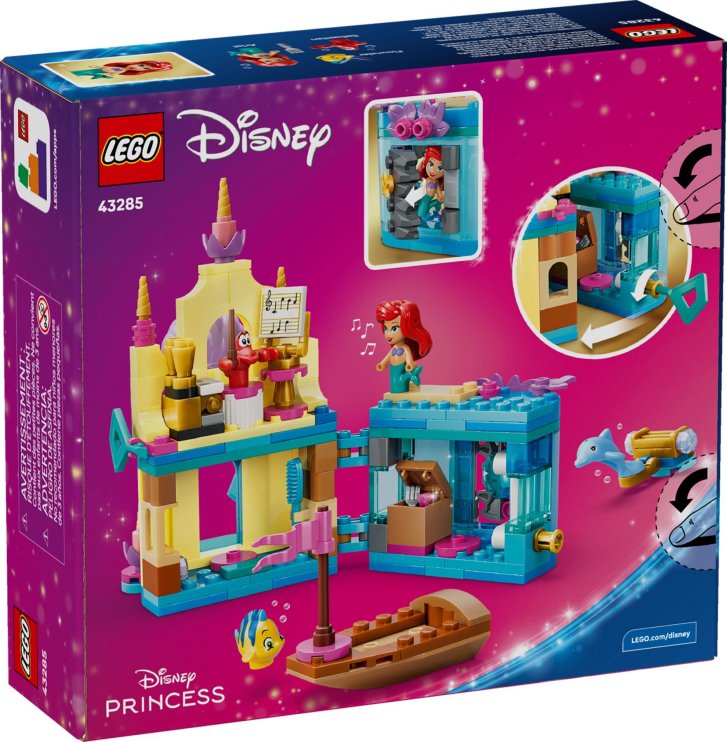 43285 Lego Disney – Ariel a jej kúzelný miniatúrny palác