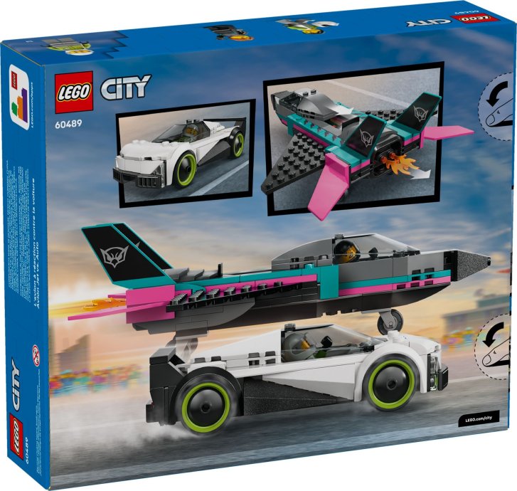 60489 Lego City – Stíhačka vs. auto