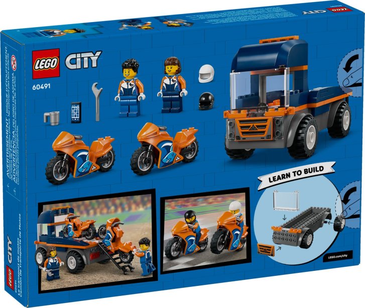 60491 Lego City - Kamión na prepravu motoriek