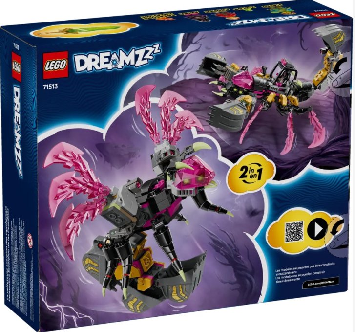 71513 Lego Dreamzzz - Škorpiónie rýpadlo z nočných môr