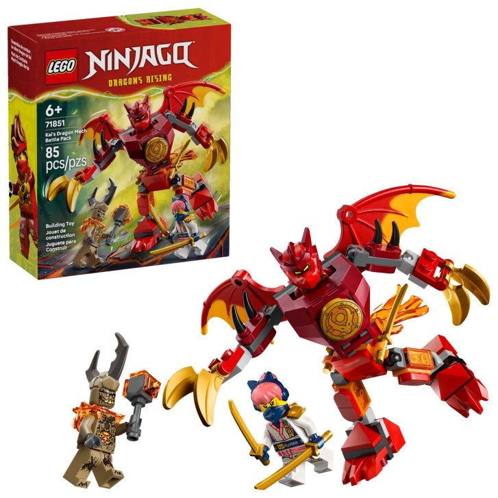 71851 Lego Ninjago - Kaiov bojový balíček s dračím oblekom