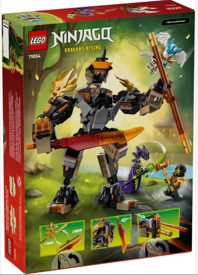 71854 Lego Ninjago - Coleov expedičný robot a dračí Zane