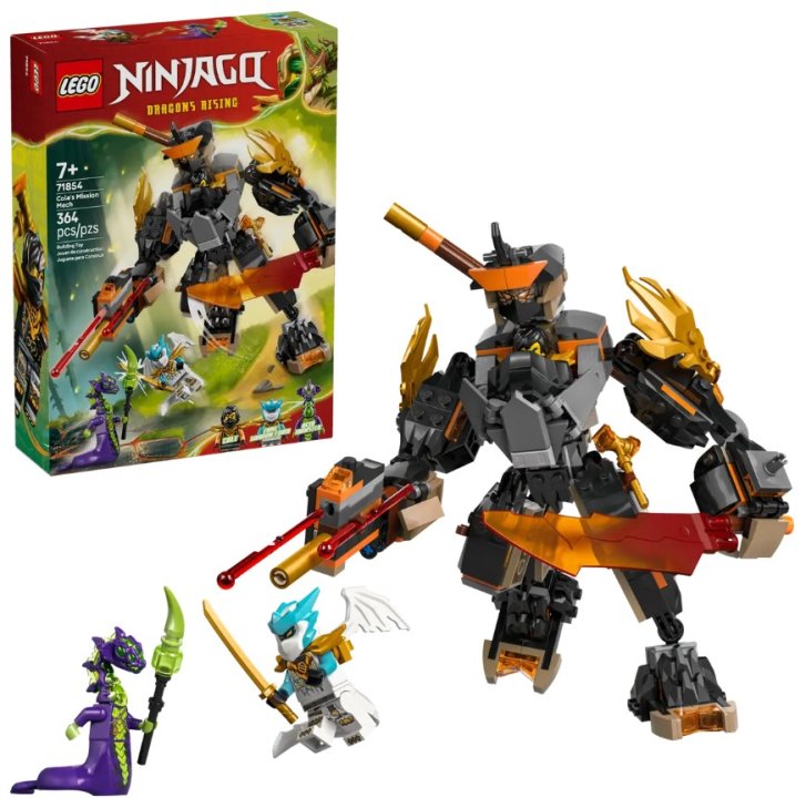 71854 Lego Ninjago - Coleov expedičný robot a dračí Zane