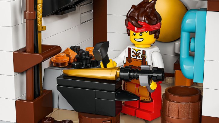 71858 Lego Ninjago – Kováreň Štyri zbrane: 15 rokov NINJAGO